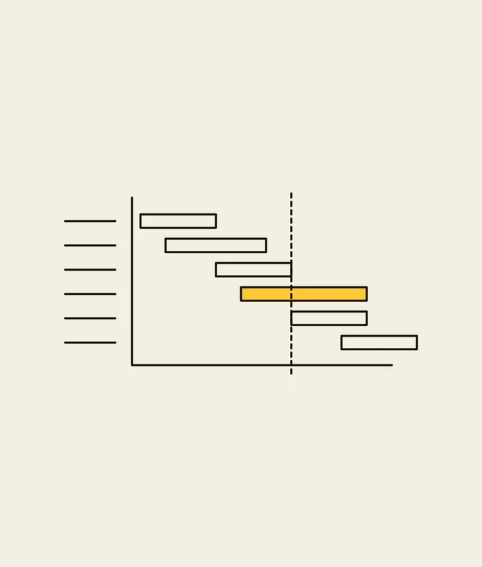 Drawing: project scheduling and control system