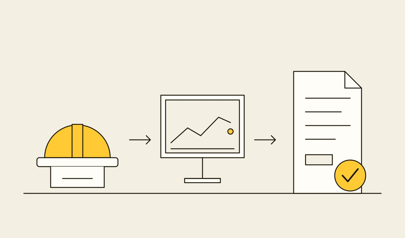 Drawing for Contractor and supplier portal for industrial companies