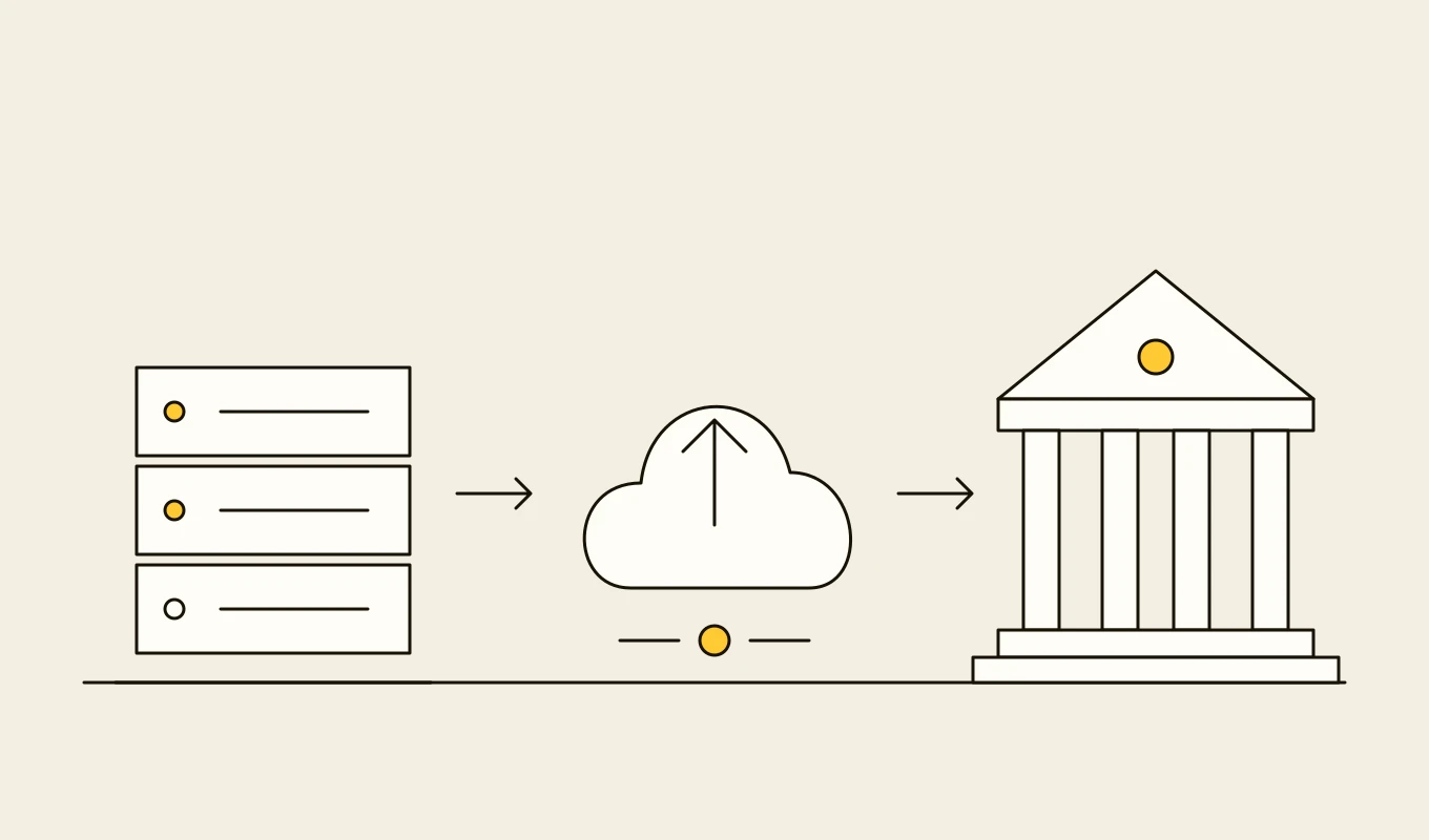 Drawing for Core banking and payments cloud migration