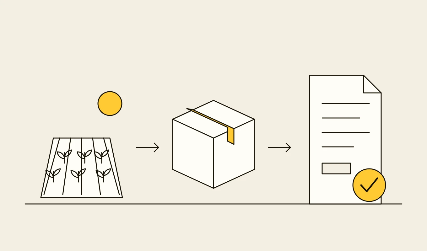 Drawing for FSMA 204 food traceability system
