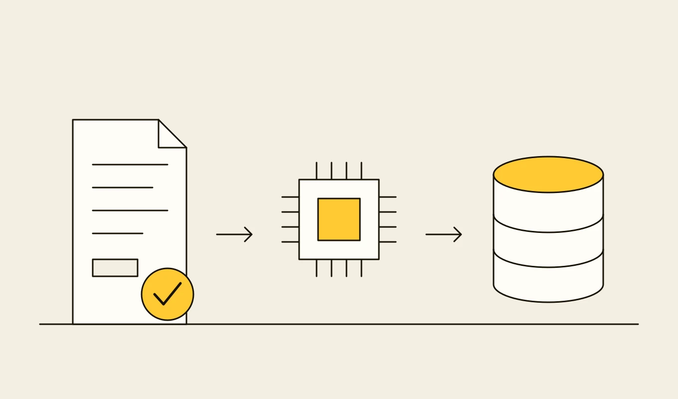 Drawing for AI document processing for banks