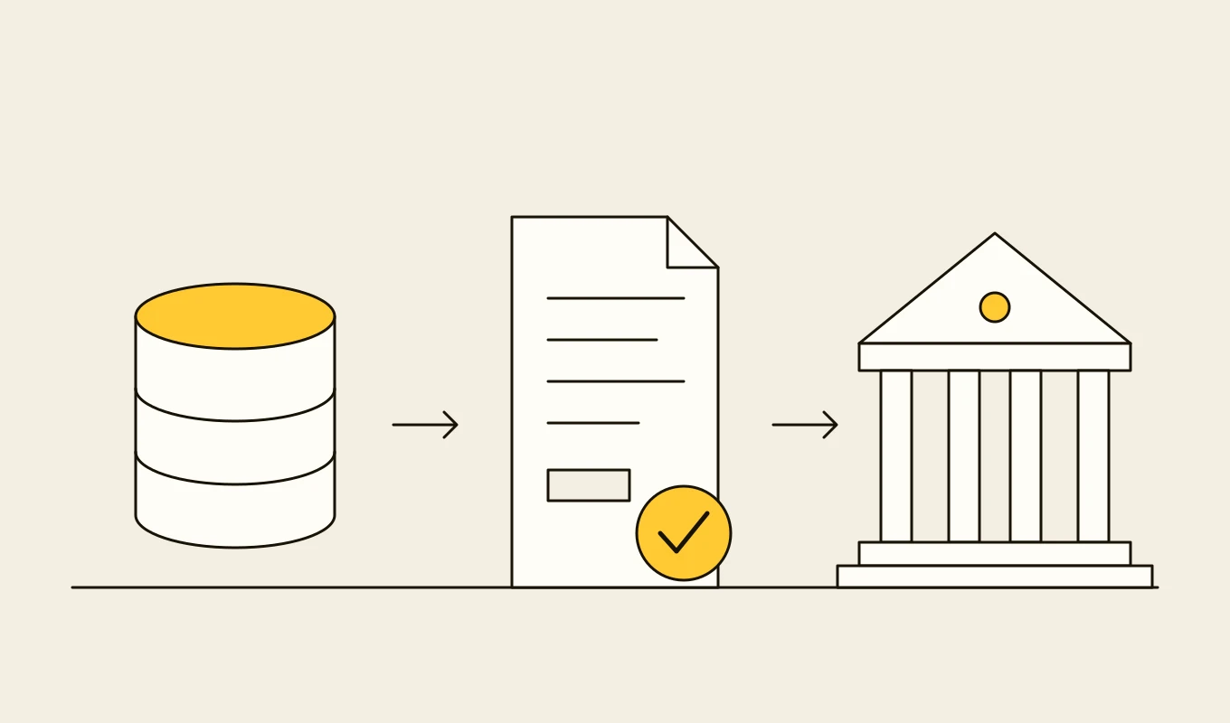 Drawing for Regulatory reporting system for banks
